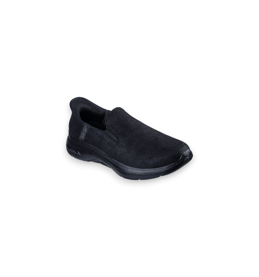 Slip On Uomo Skechers Go Walk Arch Fit 2.0 Black 216813-BBK