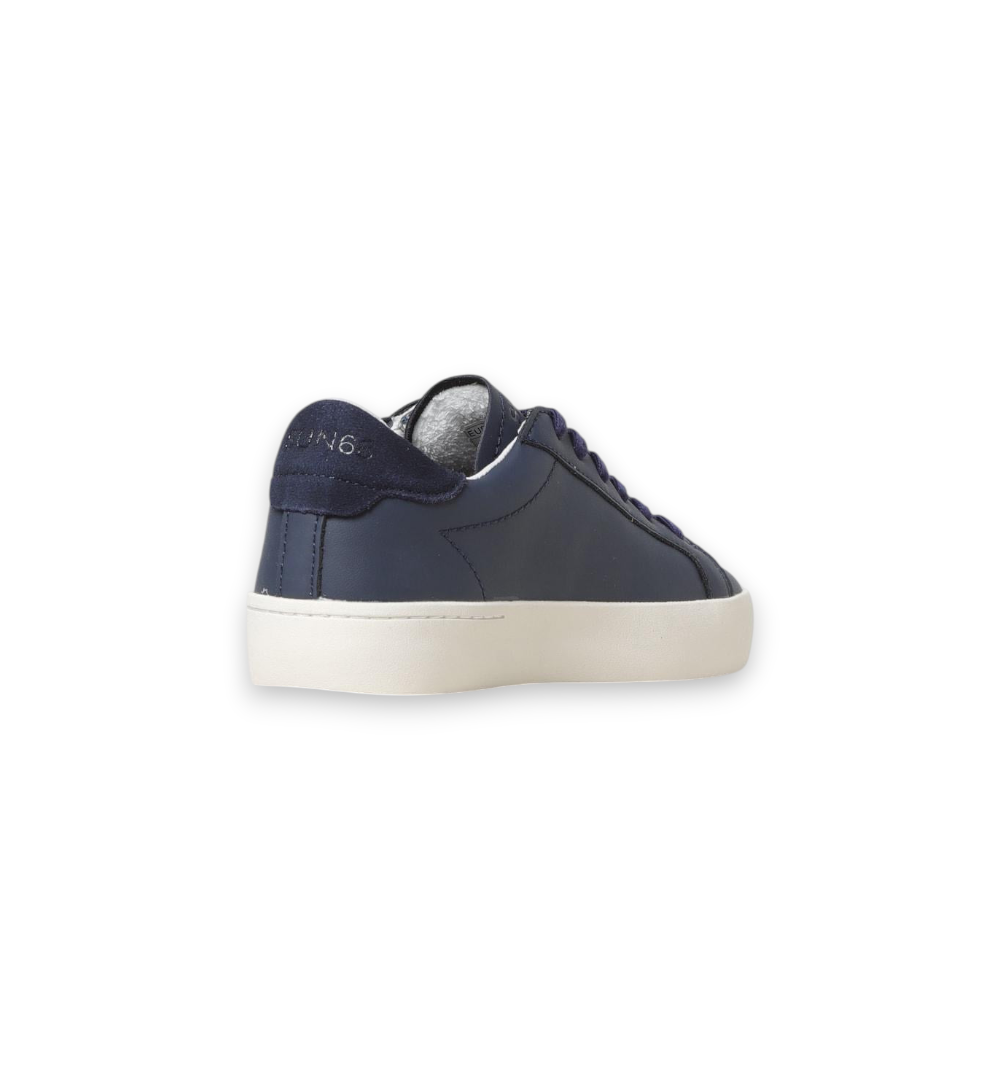 Sun68 Boy'S Street Leather Teen Navy Blue