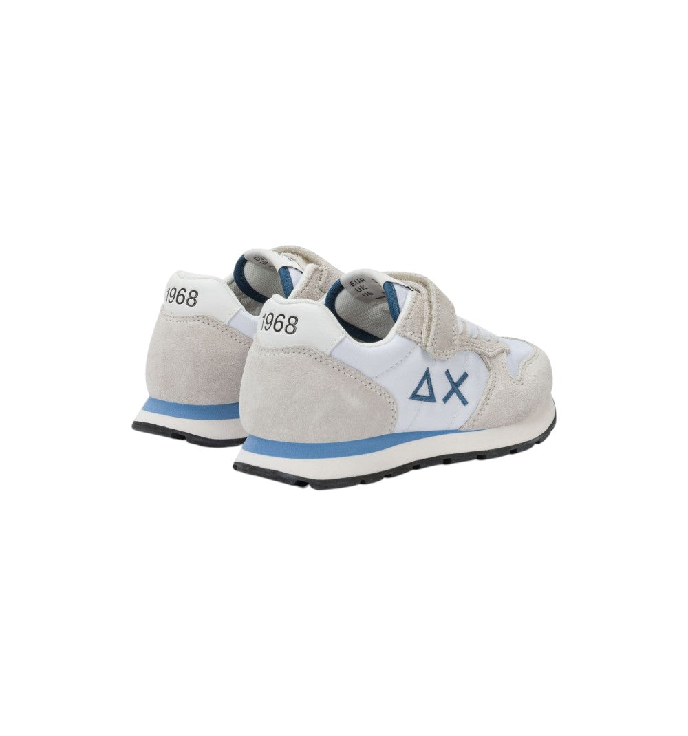 Sun68 Boys' Niki Solid Kid Sports Shoes White Z36321K